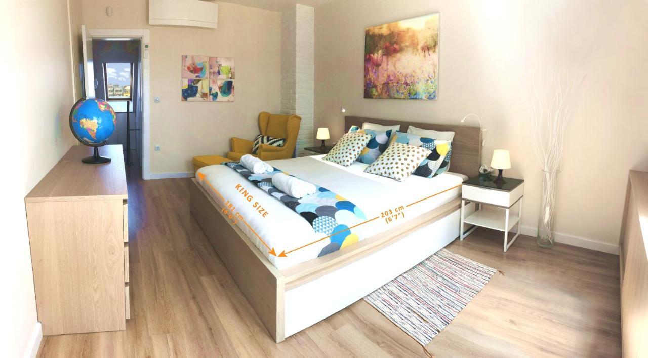 Unique Luxurious Jacuzzi Penthouse Duplex In City Center! 2 Baths! Free Parking! Sófia Exterior foto
